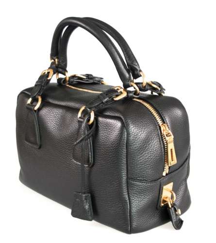 AUTHENTIC LUXURY PRADA SHOULDER BAG HANDBAG B3091M BLACK NEW
